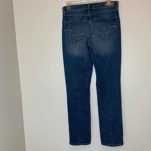 Levi Strauss Signature Modern Slim Med Dark Wash Jean Size 8M - W29 L32 - Picture 3 of 7